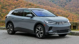 Camioneta gris grande electrica de VW, Seguro contra robo