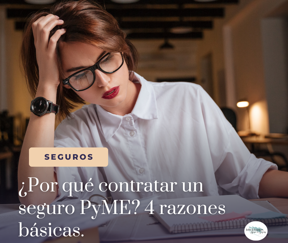 mujer enfrente tomando una decisión Seguro PyMES